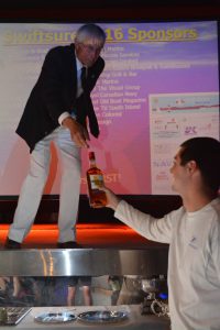 Happy 2016 Skipper receives Mount Gay Rum