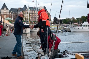 Happy Arrival at Inspection Dock